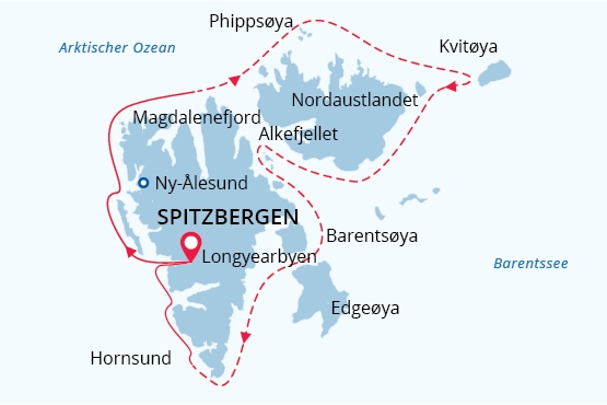 Destination map