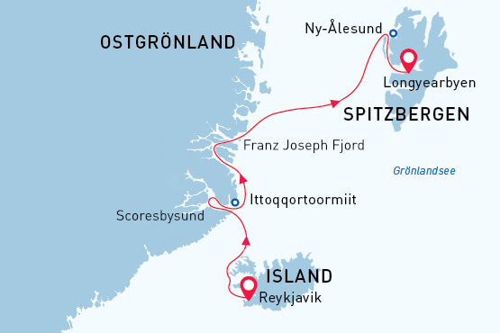 Destination map