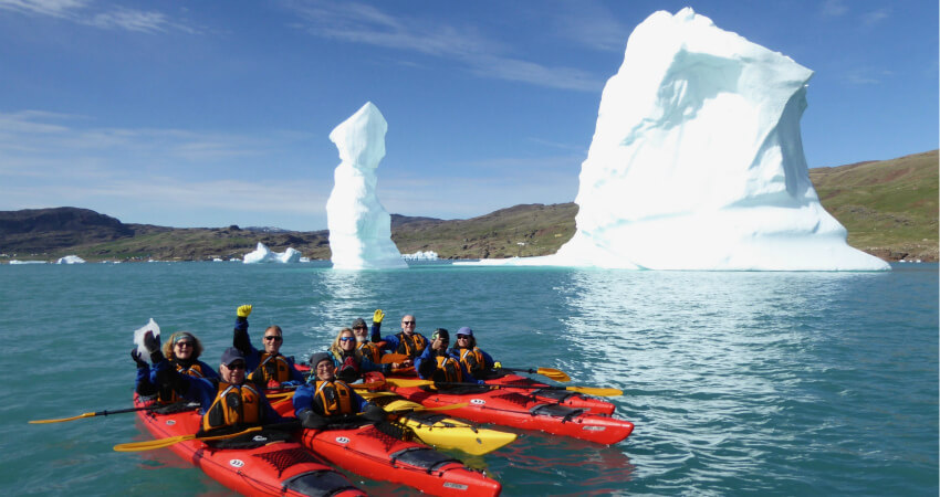 Kajakfahren in den Polargebieten - Polare Wildnis hautnah erleben